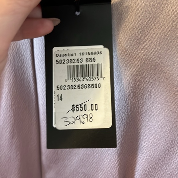 Hugo Boss Pink Sheath Mini Dress Sleeveless Crew Neck - Picture 12 of 12